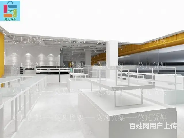 莫凡货架整店输出-湖州组装式三福精品货架 - 图片 5