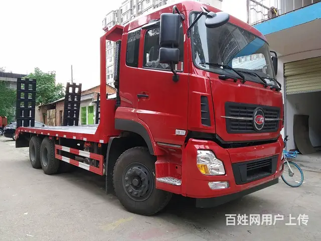 一拖福德后八轮挖机平板运输车全国包上户可分期 - 图片 1