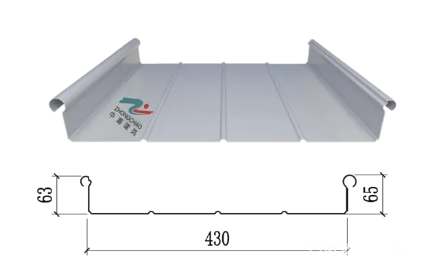 铝镁锰板金属屋面板高矮立边合金板 - 图片 4