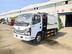 19年东风多利卡D6蓝牌垃圾车， 8立方蓝牌