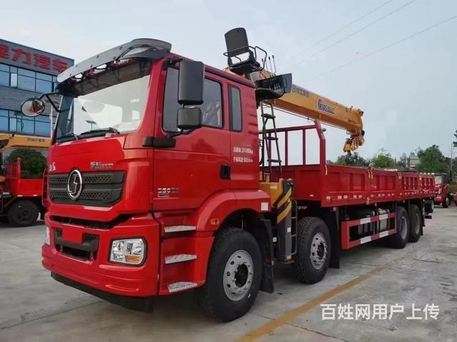 陕汽德龙后八轮12吨随车吊  薄利多销，价格优惠的图片