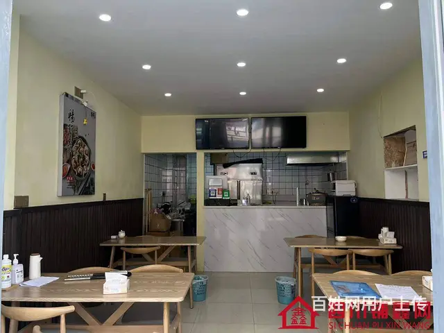 （四川铺鑫网）巴州区丰泽园高级中学旁28㎡餐饮店转让 - 图片 2