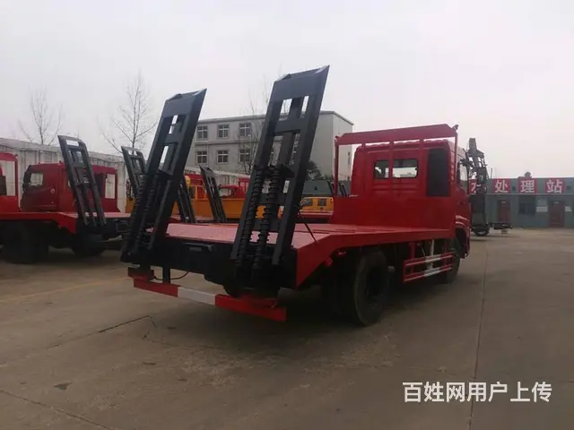 新款国六东风 拖中型挖机钻机平板车 直销价格电话　 - 图片 4