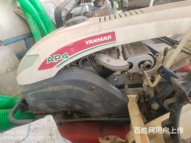 洋马手扶四行插秧机新换机油，保养到位化油器油都年年 - 图片 6