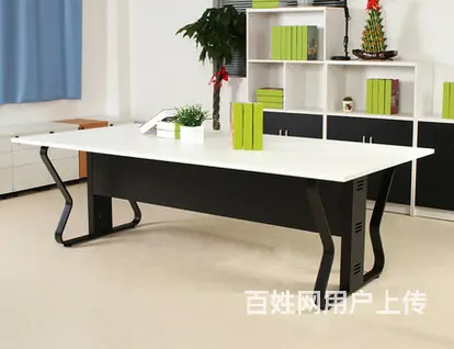 厦门会议桌长条桌接待桌简约现代洽谈桌接待桌椅组合 - 图片 1