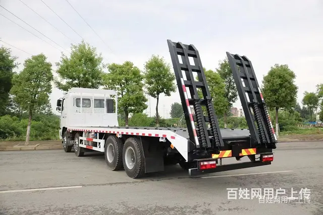华菱前四后八40吨挖机平板拖车 可分期付款 - 图片 6
