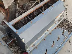 沃得收割机后粉碎