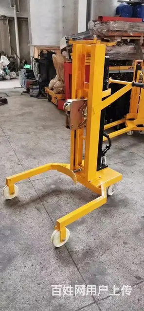 油桶夹具手推油桶车液压油桶搬运车翻转倒料器倒桶器 - 图片 11