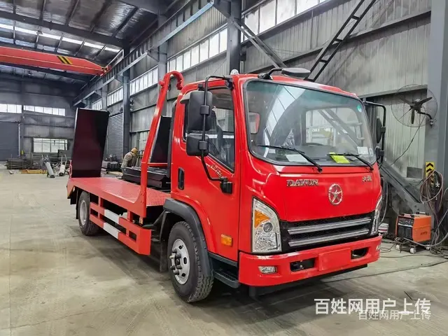 大运拉120挖机平板运输车 放心购买 - 图片 9