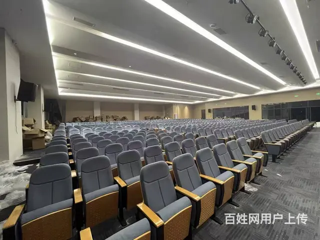 礼堂椅连排椅阶梯教室课桌椅课桌椅会议室联排座椅书架 - 图片 2