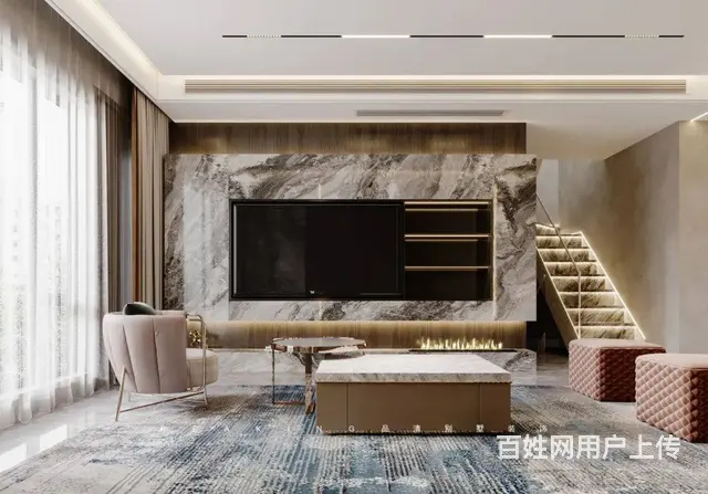 品清别墅装饰现代轻奢真正安顿的生 - 图片 5