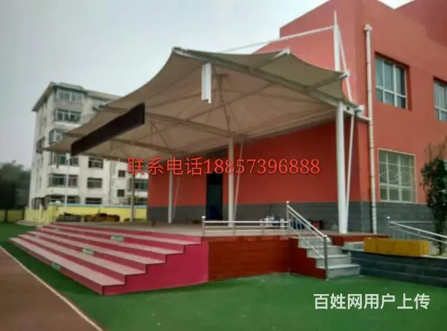 嘉兴膜结构专业设计安装膜结构车棚，景观棚，膜结构看 - 图片 8