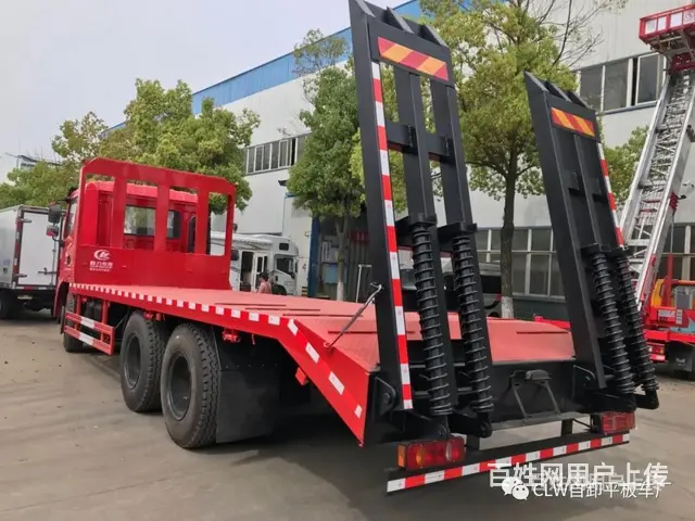 东风挖机运输车 260挖机拖板车二手拖板车促销 - 图片 11