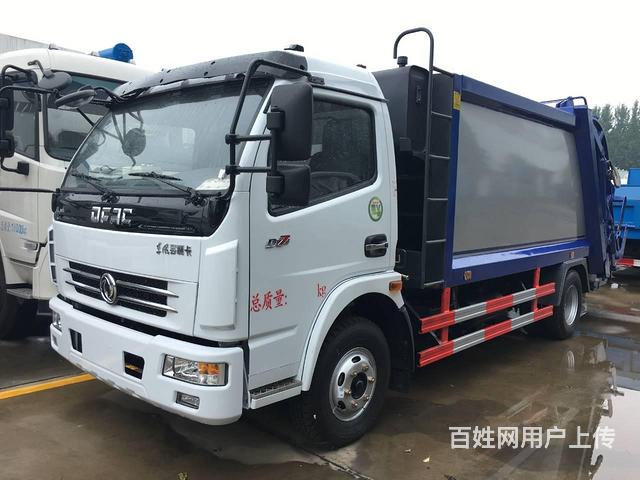 东风挂桶垃圾车 压缩垃圾车图片 长安勾臂垃圾车的图片