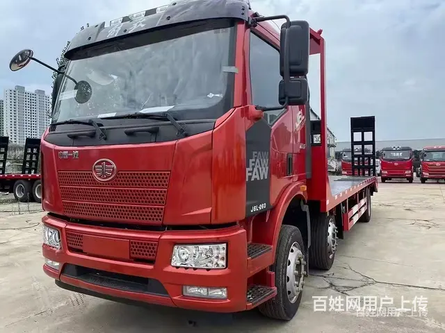 黄牌解放J6小三轴平板拖车 平板运输车 功能多 - 图片 11
