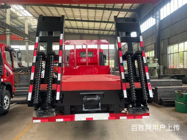东风D17-Z国六单桥平板车　150挖机拖板车　玉 - 图片 7