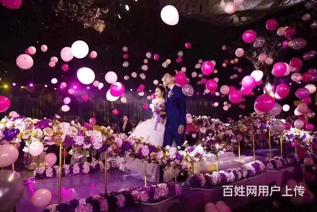沈阳婚礼地爆球 氦气球 结婚婚房布置 气球编织拱门 - 图片 1