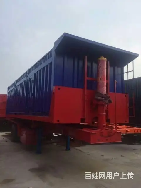 全车定制自卸平板后翻半挂车 专家制造 - 图片 6