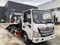 扶绥解放一拖二清障车 福田事故拖车 清障车价格多少