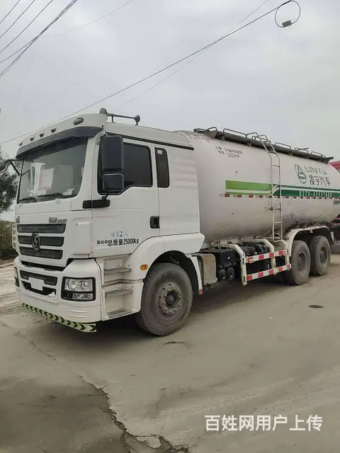 17年二手德龙水泥罐车 后八轮 300马力潍柴动力 - 图片 2