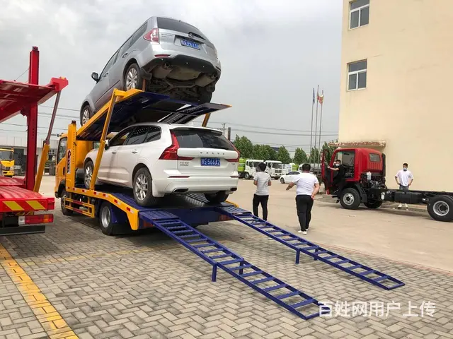 程力佳运轿运车豪沃蓝牌二位板轿运双层板轿运车多少钱 - 图片 3