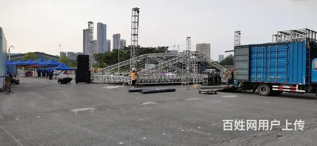 海口地区舞台搭建，灯光音响设备出租，演出设备租赁 - 图片 1