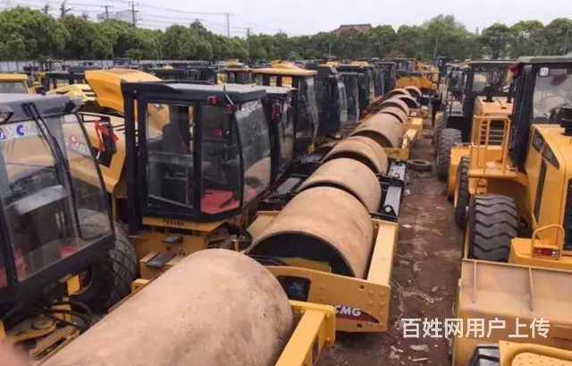 二手压路机20吨22吨26吨振动震动铁三轮货到付款 - 图片 1