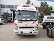 大运蓝牌冷藏车 冷冻肉钩车厂家图片配置 现车包上户