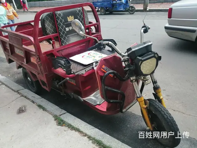 电动三轮车48伏45安大电池跑的远 - 图片 1