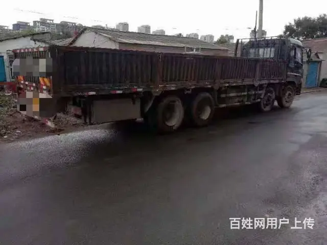 国四前四后八平板车350马力16年7月东风天龙 - 图片 4