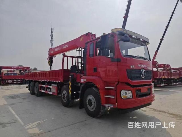 陕汽前四后八16吨臂长19.6米随车吊 大量现车随提随走的图片