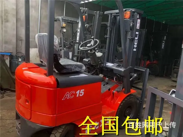 二手三轮电动叉车,三支点小型电瓶二手叉车出售 - 图片 7