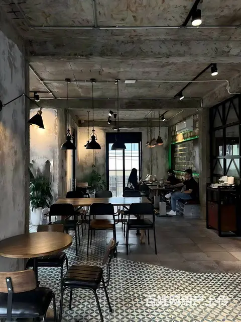 复古工业风餐饮装修沙发桌椅铁艺桌椅实木餐桌椅 - 图片 3