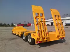 订做挖掘机运输车  高栏 平板