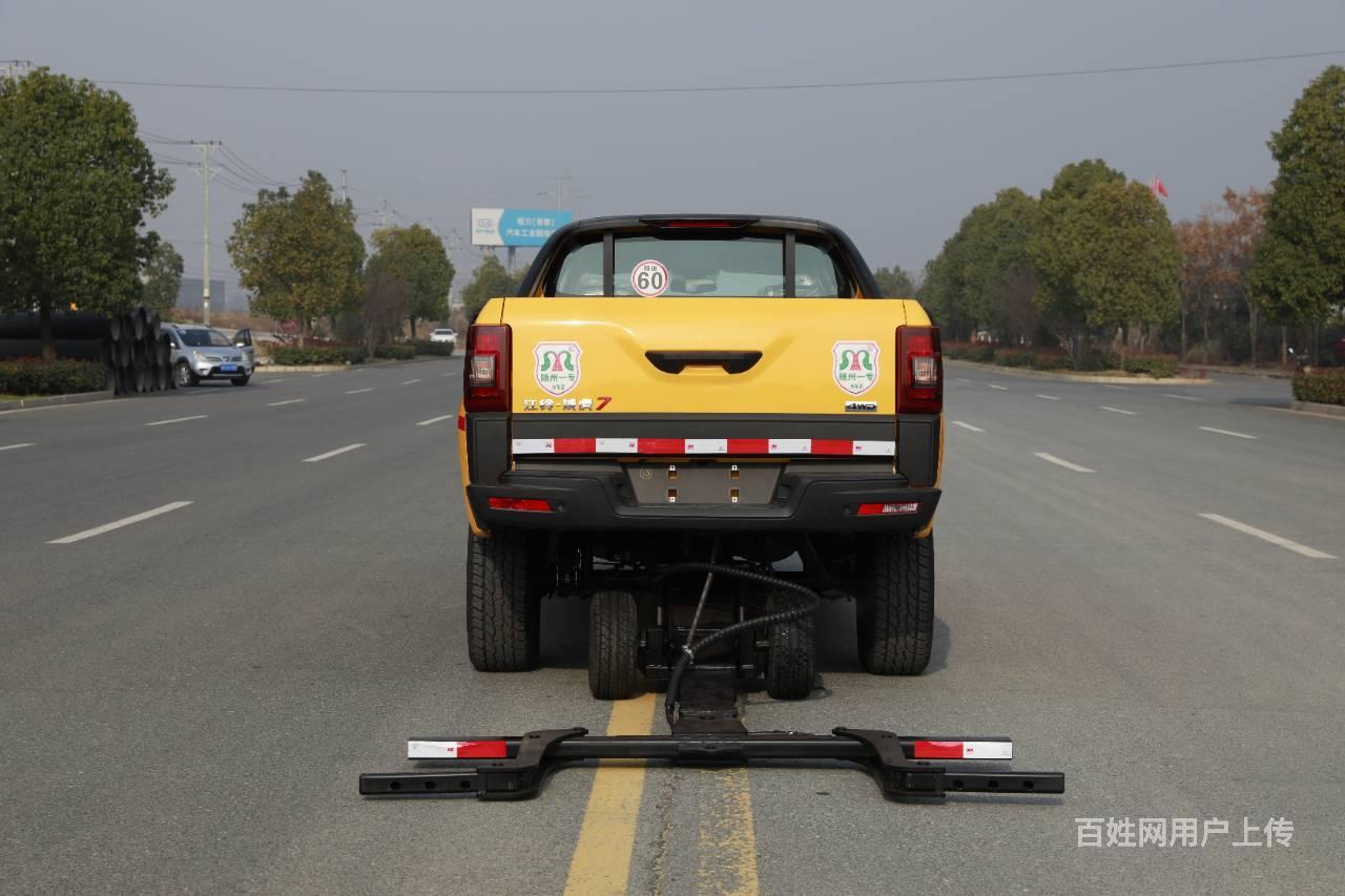程力江铃域虎7皮卡清障车 皮卡改装清障车视频