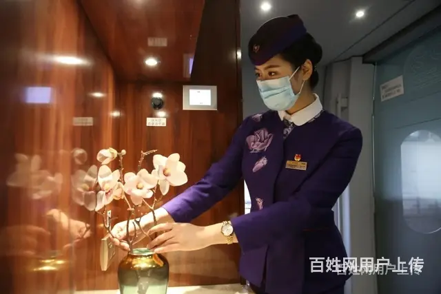 巢湖划时代复兴号高铁乘务员 - 图片 3