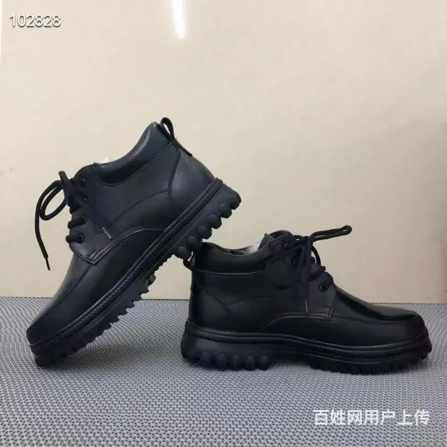 际华3515-X男士休闲羊毛靴。
 牛皮保暖靴 - 图片 9