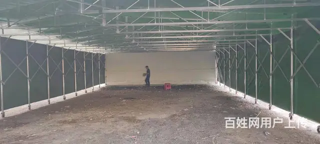 移动推拉篷活动帐篷大型仓库棚停车棚物流棚夜宵烧烤棚 - 图片 1
