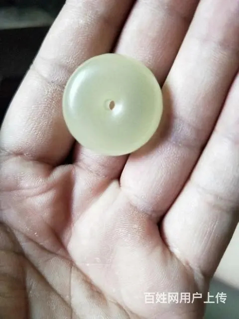 大珠子和田玉青玉手串，观音吊坠 - 图片 9