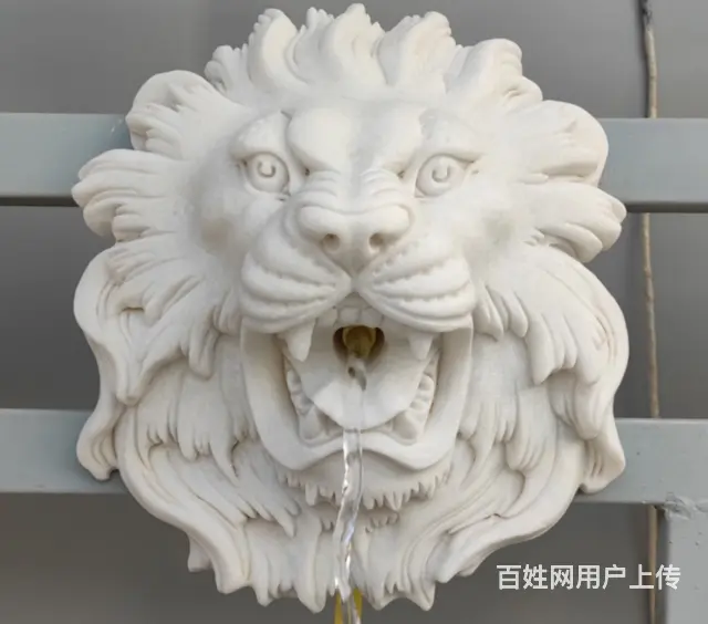 景观石雕喷水狮子头 - 图片 3