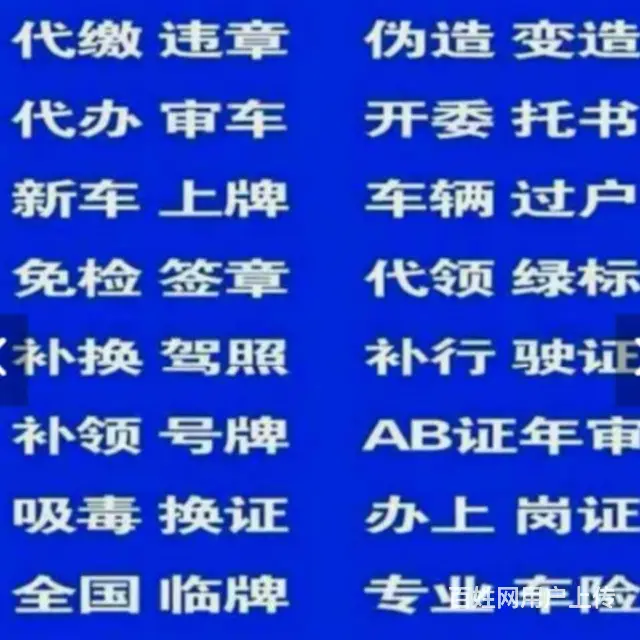 专业办理车辆过户、迁出、转入、提档、免检、异地委托 - 图片 4