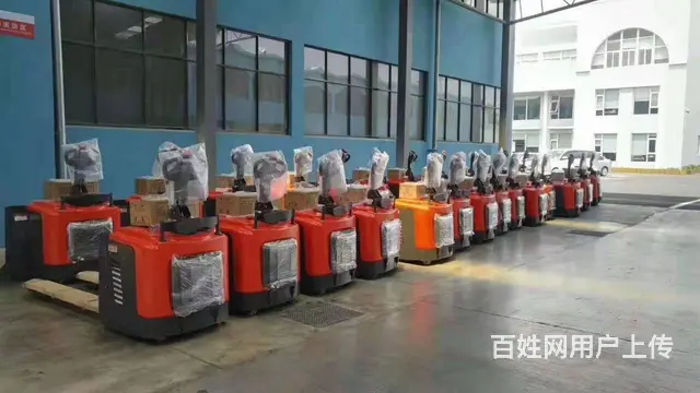 纸筒搬运车小铁牛电子秤地牛大前移叉车电动堆高车 - 图片 6