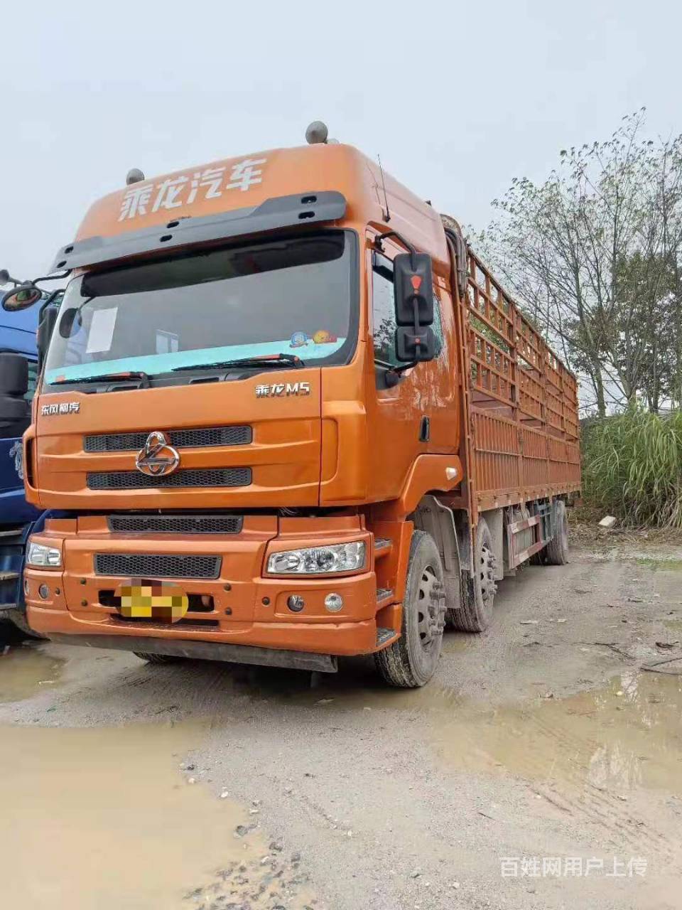 出售乘龙m5前四后四高栏载货车 270马力 国五