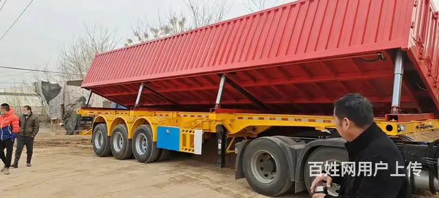 厂家直销后翻半挂车 济宁按需定制 - 图片 5