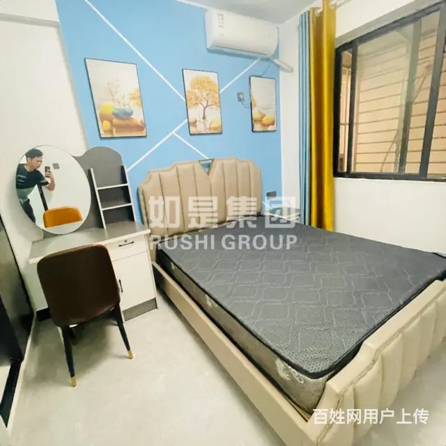 城东万达旁 现代精装 一室一厅 独立卫浴 - 图片 1