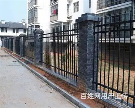 花园铁艺栅栏 隔离护栏铁艺组装围墙护栏 - 图片 6