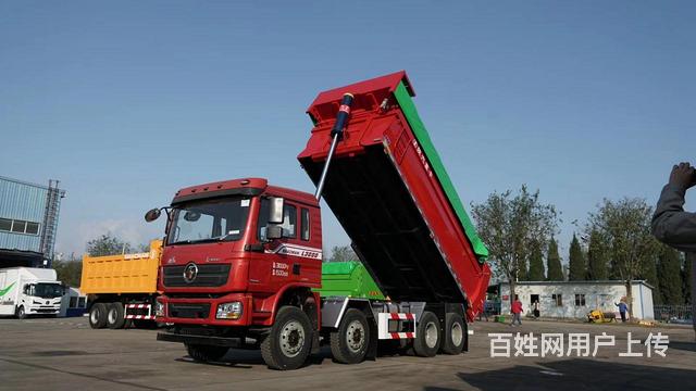 全新陝汽德龍l3000輕量化前四後八自卸車