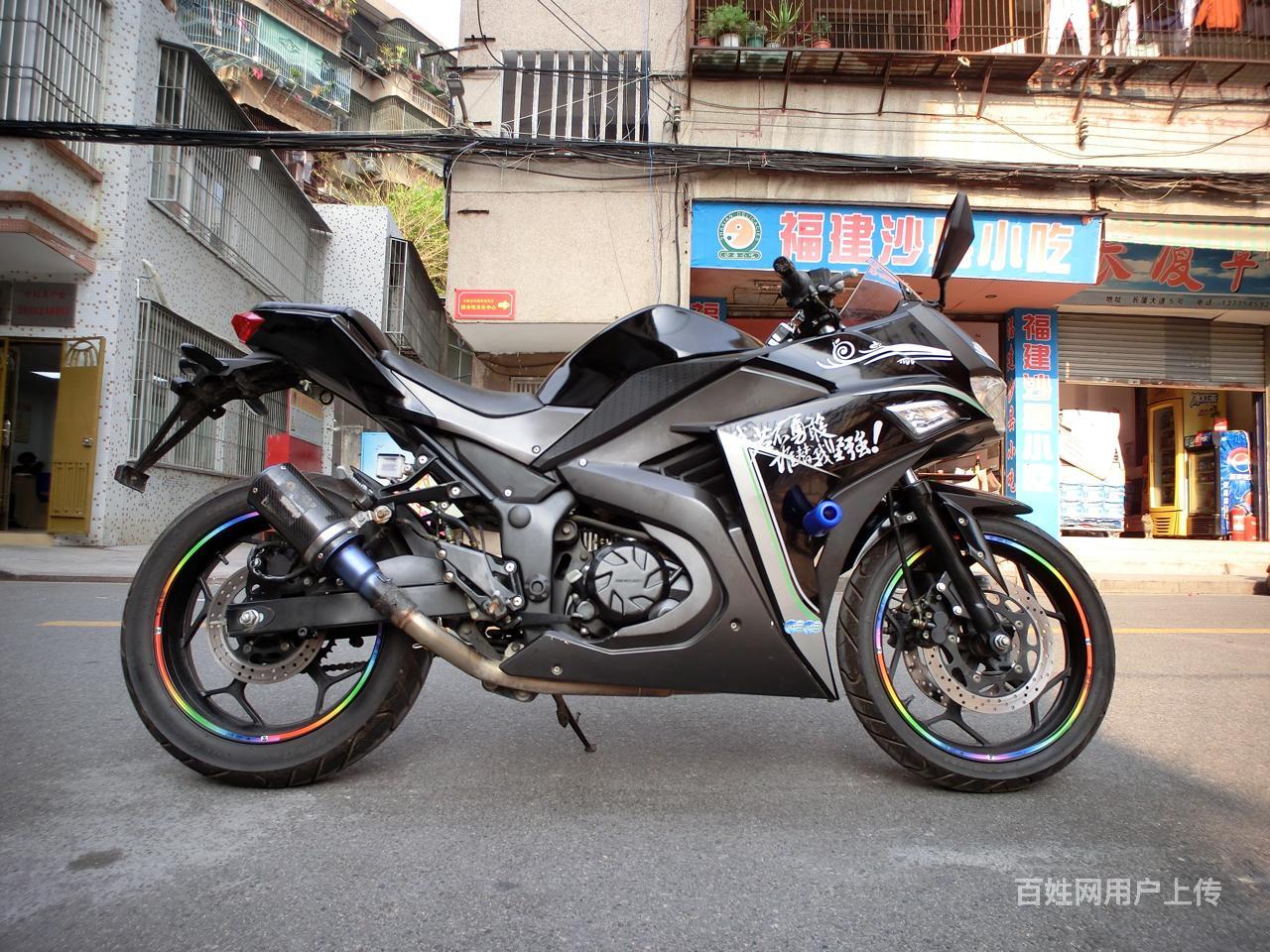 2018年尾幻速黑色高低,带合格证,实走1696公 - 汕头金平二手摩托车