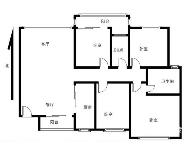 御景国际 4室2厅137.2m?整租 - 图片 11