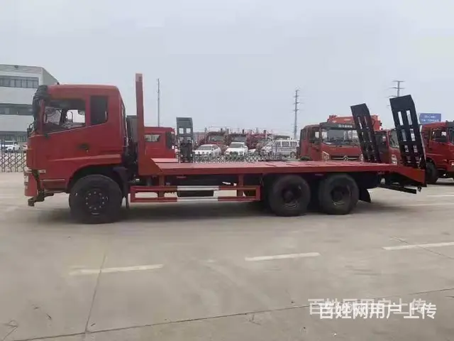 厂家急售程力牌东风后八轮挖机平板车包送上门 - 图片 5